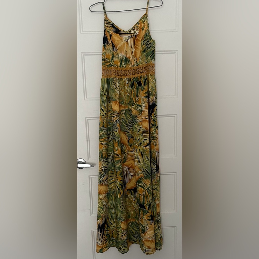 NWTS Sun Dress Tropical Print Vaca Dress by SHEIN Sz 4 - Picture 8 of 10